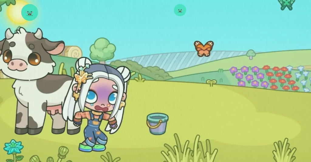 Cow and Bucket Glitch | apktocalifeworld.com