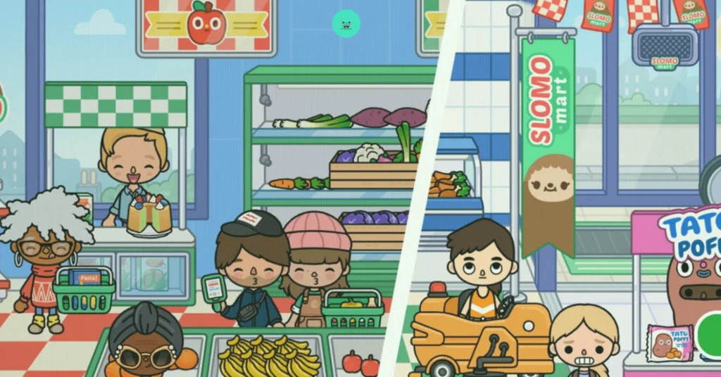 unlocked packs youth club, school, OK Street High, Slomo Supermarket