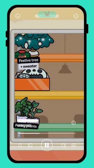 Festive Tree Sweater, Creepy Doll