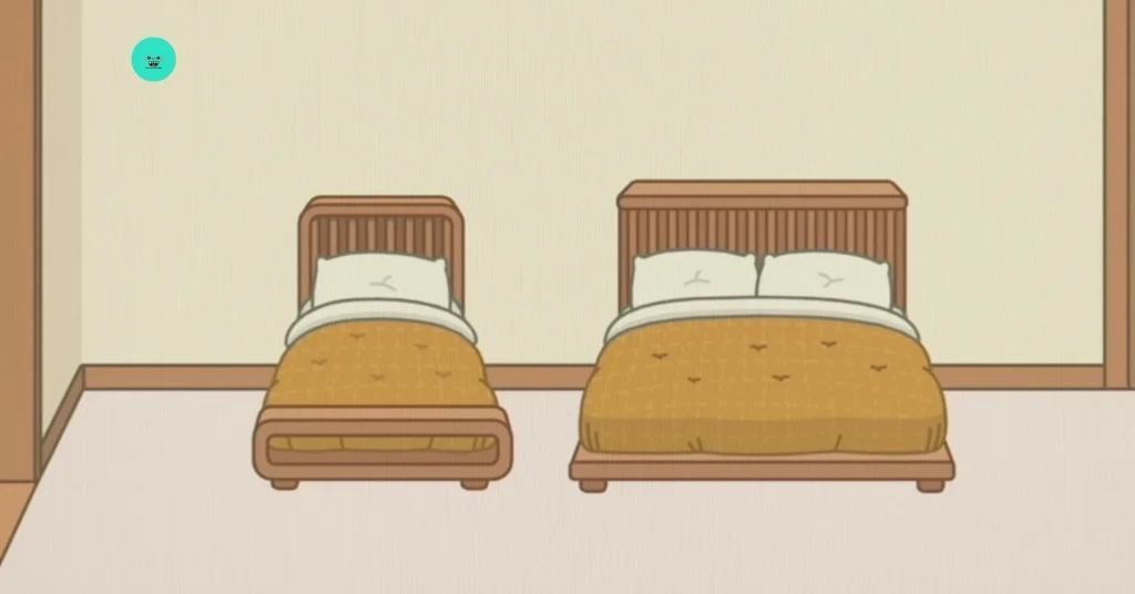 Bedroom and Living Room