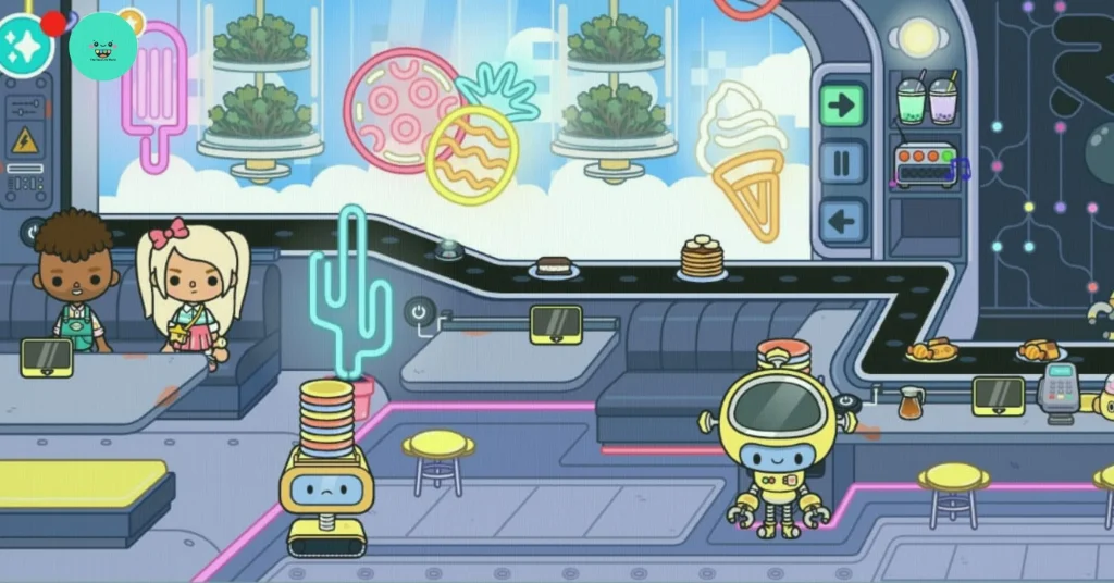 robot-run dessert shop