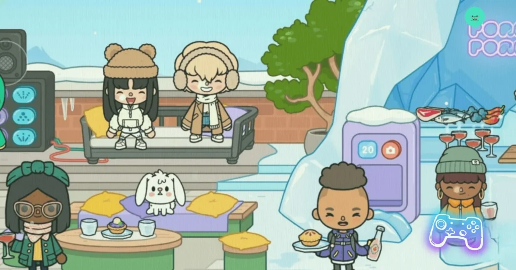 characters, buildings, furniture, and scenes unlocked,